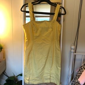 YELLOW & WHITE DRESS